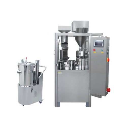 Порошковый капсулятор с вакуумным обеспылевателем NJP-800